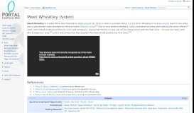 
							         Meet Wheatley (video) - Portal Wiki								  
							    