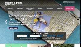 
							         Meetings & Events by Club Med: Home								  
							    