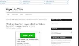 
							         Meetme Sign Up | Login Meetme Dating Account – www ...								  
							    