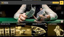 
							         Mega Casino: Play Online Casino at the Best Gambling Site								  
							    