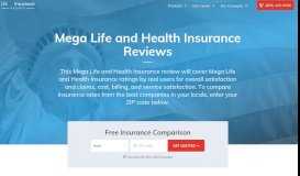 
							         Mega Life and Health Insurance Reviews - Mega Life and Health ...								  
							    