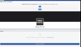 
							         Mega Portal | Facebook								  
							    