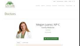 
							         Megan Juarez, NP-C - Live Oak Health Partners								  
							    