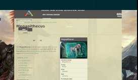 
							         Megapithecus | ARK: Survival Evolved Wiki | FANDOM powered by ...								  
							    