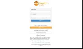 
							         mehealth for ADHD - Sign In								  
							    