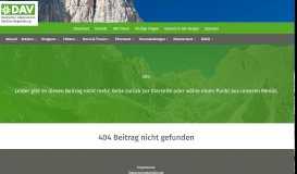 
							         Mein Alpenverein - das Mitgliederportal - DAV Regensburg								  
							    