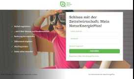 
							         Mein NaturEnergiePlus Kundenportal: Login								  
							    