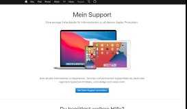 
							         Mein Support – Offizieller Apple Support								  
							    