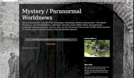 
							         Meine ... - Mystery / Paranormal Worldnews: 