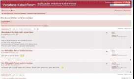 
							         MeinKabel-Portal nicht erreichbar - Inoffizielles Vodafone-Kabel-Forum								  
							    