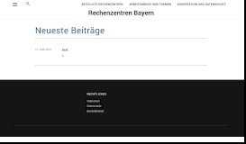 
							         Meldungen › Rechenzentren Bayern								  
							    