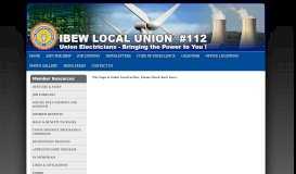 
							         member benefits - IBEW Local 112 |								  
							    