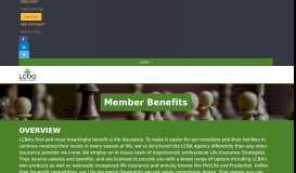 
							         Member Benefits - Loyal Christian Benefit Association								  
							    