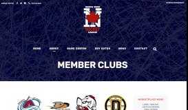 
							         Member Clubs - North York Hockey League								  
							    