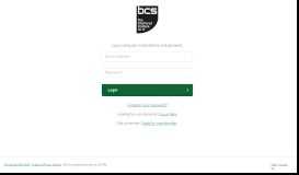 
							         Member login - Login | BCS - The Chartered Institute for IT								  
							    
