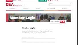 
							         Member Login | Oklahoma Education Association								  
							    