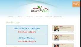 
							         Member Login - Our Healthy Lives								  
							    