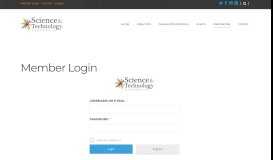 
							         Member Login | Science and Technology Australia								  
							    
