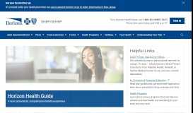 
							         Member Online Services - Horizon Blue Cross Blue Shield								  
							    