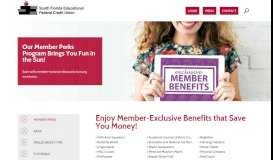 
							         Member Perks Program | South Florida Educational Federal ...								  
							    