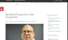 
							         Member Perspective: Dan Amspacher – The Chamber of Commerce ...								  
							    