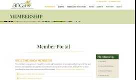 
							         Member Portal - Association of Nature Center Administrators								  
							    
