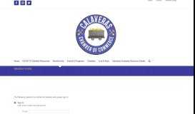 
							         Member Portal – Calaveras County Chamber of Commerce								  
							    