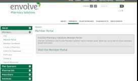 
							         Member Portal | Envolve Pharmacy Solutions								  
							    