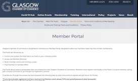 
							         Member Portal | Glasgow Chamber of Commerce								  
							    