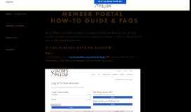 
							         Member Portal How-To Guide & FAQs - Jacob's Pillow								  
							    
