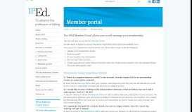 
							         Member portal | Institute of Professional Editors Ltd								  
							    