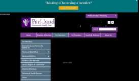 
							         Member portal | Parkland Community Health Plan, Inc.								  
							    