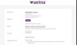 
							         Member Portal-Trouble logging in - Aetna international								  
							    