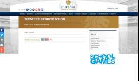 
							         Member Registration | PLAY | British American Football Association								  
							    