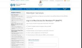 
							         Member Services | Blue Cross and Blue Shield of Illinois								  
							    