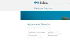 
							         Member Services | Blue Cross Blue Shield								  
							    