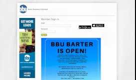 
							         Member Sign In - BBU Barter |								  
							    