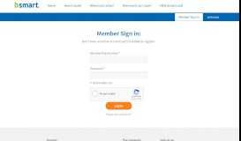 
							         Member Sign in - Why bsmart?								  
							    