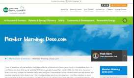 
							         Member Warning: Doxo.com | Iowa Lakes Electric Cooperative								  
							    