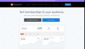 
							         Memberful — Sell memberships to your audience.								  
							    