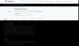 
							         MemberMax Reviews and Pricing - 2019 - Capterra								  
							    