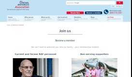 
							         Members - Join us today | RAF Association								  
							    