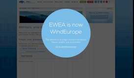 
							         Members' login | EWEA								  
							    