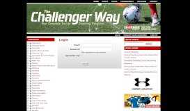 
							         Members - Login - The Challenger Way								  
							    