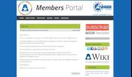 
							         Members Portal - AEGEE-Europe								  
							    
