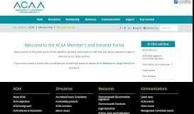 
							         Member's portal - Association of Consultants in Access Australia								  
							    