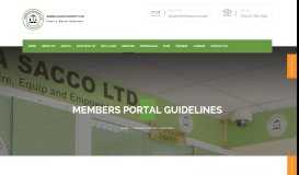 
							         Members Portal Guidelines | Sheria sacco								  
							    