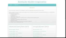 
							         Members & Providers - Kentucky Health Cooperative								  
							    