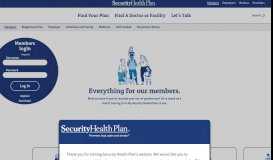 
							         Members | Security Health Plan								  
							    