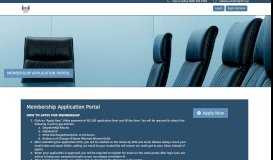 
							         Membership Application Portal | Home Page								  
							    